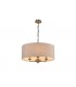 3 Light Multi Arm Ceiling Pendant without Shade, c, w 2m Chain, E14 Antique Brass - 15