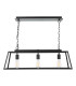 Claudia 3 Light Bar Ceiling Pendant Matt Black-6