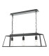 Claudia 3 Light Bar Ceiling Pendant Matt Black-7