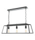 Claudia 3 Light Bar Ceiling Pendant Matt Black-8