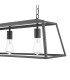 Claudia 3 Light Bar Ceiling Pendant Matt Black-9