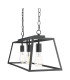 Claudia 3 Light Bar Ceiling Pendant Matt Black-10