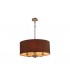 3 Light Multi Arm Ceiling Pendant without Shade, c, w 2m Chain, E14 Antique Brass - 17
