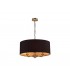 3 Light Multi Arm Ceiling Pendant without Shade, c, w 2m Chain, E14 Antique Brass - 18