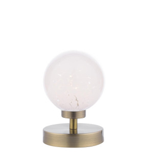 Esben Touch Table Lamp Antique Brass With White Confetti Glass-1