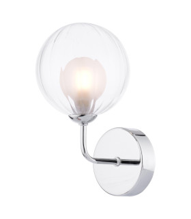 Feya Wall Light Polished Chrome With Clear/Opal Glass-1