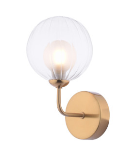 Feya Wall Light Antique Bronze With Clear/Opal Glass-1