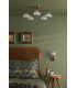 Feya Wall Light Antique Bronze With Clear/Opal Glass-3