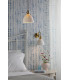 Hadano Ceiling Pendant Natural Brass & Ceramic Domed Shade-2