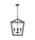 Fionn 4 Light Ceiling Pendant Matt Black-5
