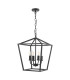 Fionn 4 Light Ceiling Pendant Matt Black-7