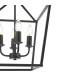 Fionn 4 Light Ceiling Pendant Matt Black-10