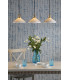 Hadano 3 Light Bar Ceiling Pendant Natural Brass & Ceramic Shallow Shade-2