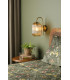 Idra Wall Light Aged Bronze and Champagne Ribbed Glass-2