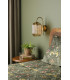 Idra Wall Light Aged Bronze and Champagne Ribbed Glass-3