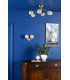 Izzy Wall Light Matt Gold With White Confetti Glass-3