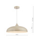 Kaelan Ceiling Pendant Taupe-4