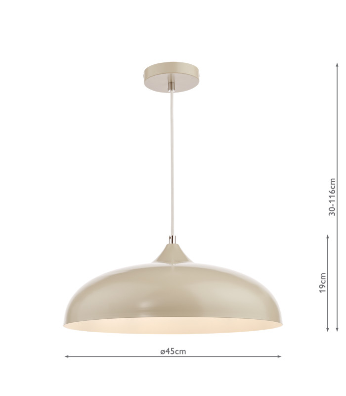 Kaelan Ceiling Pendant Taupe-4