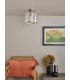 Olsen Semi-Flush Satin Chrome and Glass-3