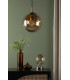 Ripple Ceiling Pendant Bronze and Champagne Glass-3