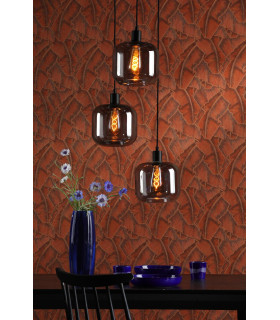 3 Light Cluster Ceiling Pendant Matt Black-2