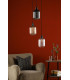 3 Light Cluster Ceiling Pendant Matt Black-3