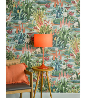 Toledo Table Lamp Satin Orange With Shade-2