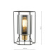 Tatum Table Lamp Matt Black and Smoked Glass-6