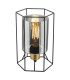 Tatum Table Lamp Matt Black and Smoked Glass-8