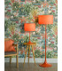 Toledo Floor Lamp Satin Orange With Shade-4