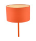 Toledo Floor Lamp Satin Orange With Shade-8