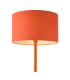 Toledo Floor Lamp Satin Orange With Shade-9