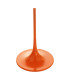 Toledo Floor Lamp Satin Orange With Shade-10