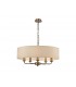 5 Light Multi Arm Ceiling Pendant without Shade, c, w 2m Chain, E14 Antique Brass - 12