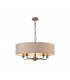 5 Light Multi Arm Ceiling Pendant without Shade, c, w 2m Chain, E14 Antique Brass - 13