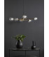 Vignette 6 Light Ceiling Pendant Aged Brass With Clear/Opal Glass-3
