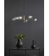 Vignette 6 Light Ceiling Pendant Aged Brass With Clear/Opal Glass-5