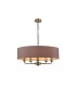 5 Light Multi Arm Ceiling Pendant without Shade, c, w 2m Chain, E14 Antique Brass - 14