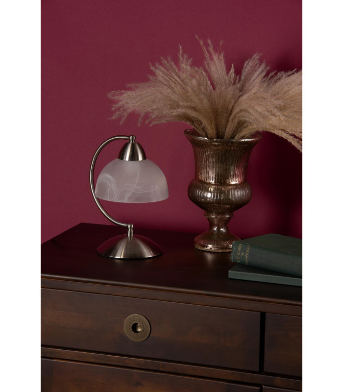 Saxby Touch Table Lamp Satin Chrome Glass-3