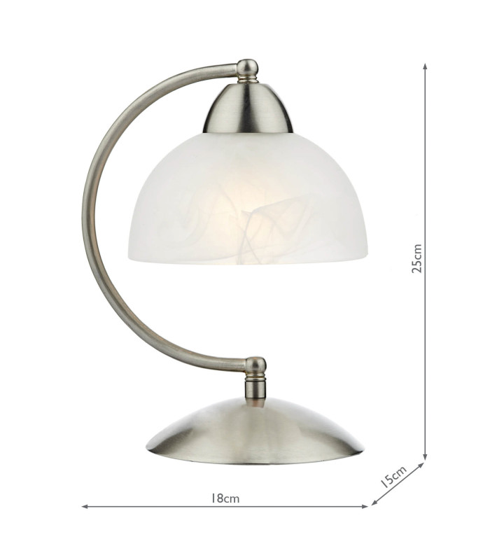 Saxby Touch Table Lamp Satin Chrome Glass-4