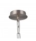 5 Light Multi Arm Ceiling Pendant without Shade, c, w 2m Chain, E14 Satin Nickel - 7