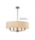 5 Light Multi Arm Ceiling Pendant without Shade, c, w 2m Chain, E14 Satin Nickel - 9