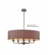 5 Light Multi Arm Ceiling Pendant without Shade, c, w 2m Chain, E14 Satin Nickel - 12