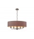 5 Light Multi Arm Ceiling Pendant without Shade, c, w 2m Chain, E14 Satin Nickel - 16