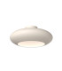 Aros LED Bowl Semi Flush Ceiling Light White 3000K-1