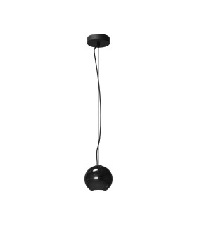 Basic Texture Slim Pendant Ceiling Light Black GU10-1