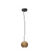 Basic Texture Slim Pendant Ceiling Light Black GU10-1