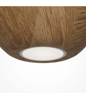 Basic Texture Slim Pendant Ceiling Light Black GU10-2
