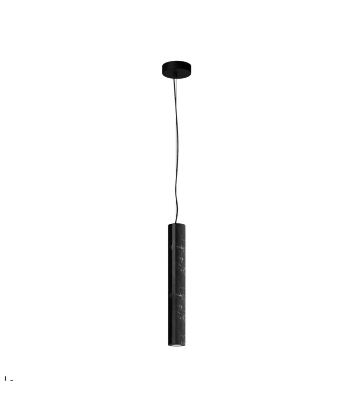 Basic Texture LED Slim Pendant Ceiling Light Black 2700-3000-4000K-1