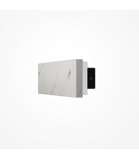 Basic Texture LED Flush Wall Lamp White Dimmable-2